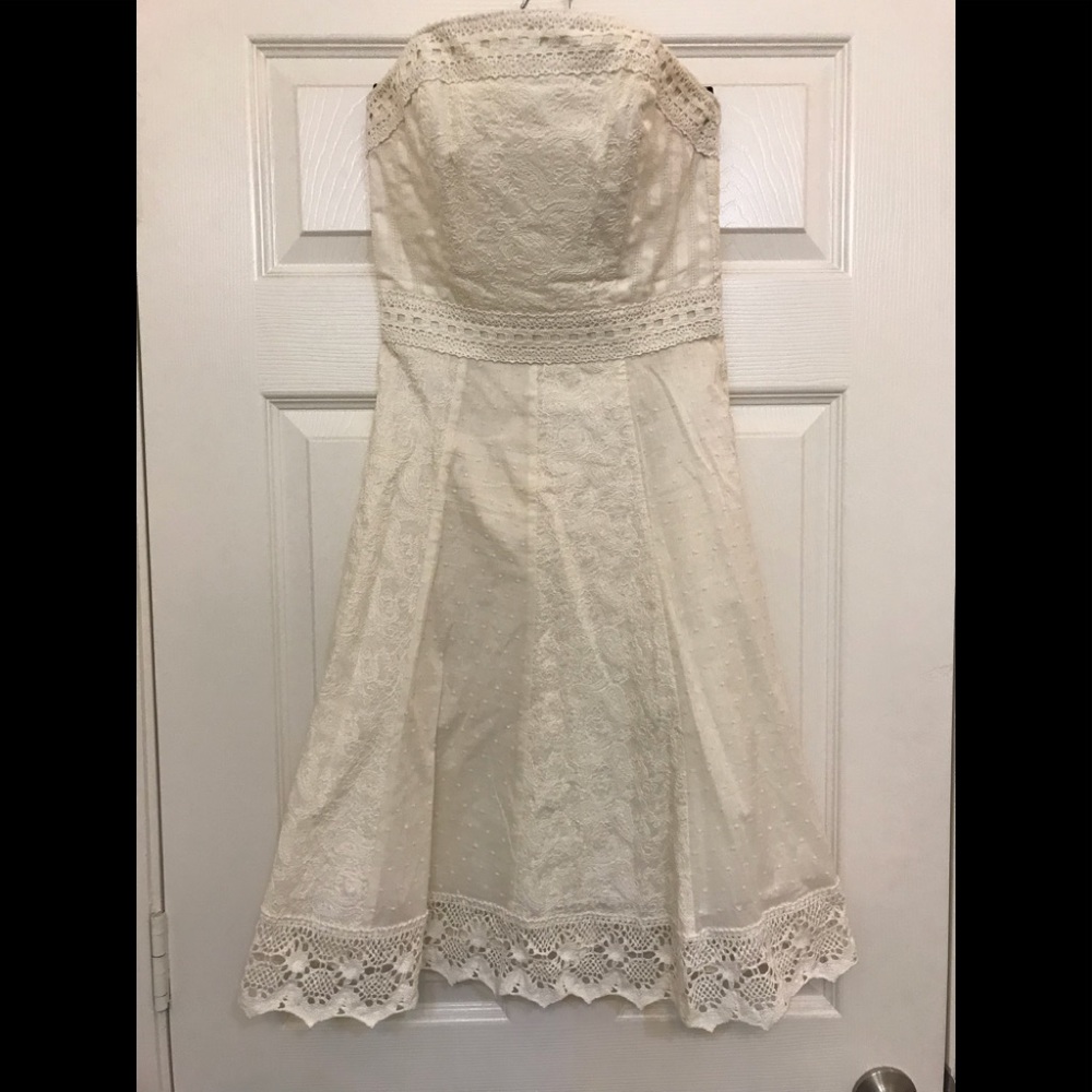 WHBM strapless dress